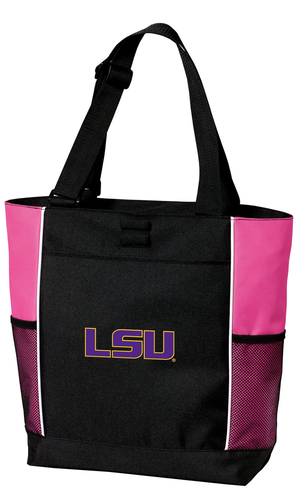 LSU Tigers Tote Bag LSU Carryall Tote Pink