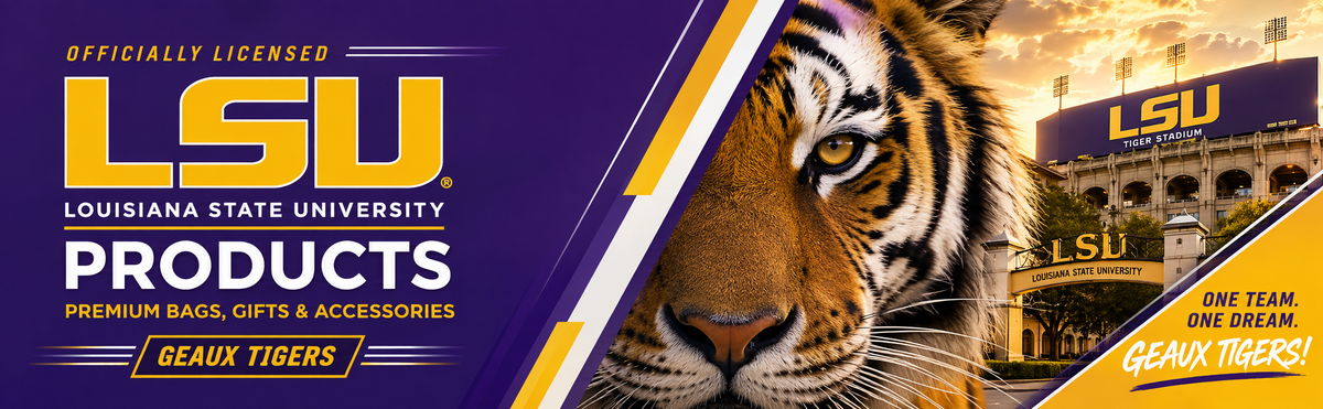 LSU Tigers Laptop Backpack Black