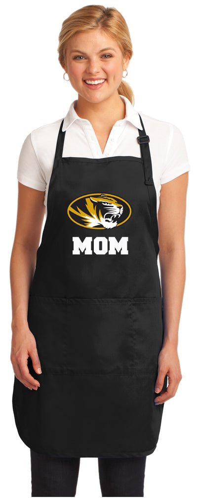 University of Missouri Apron Mizzou Apron - Stain Resistant Fabric Mom on Black