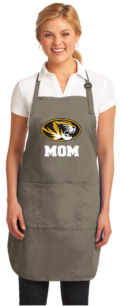 University of Missouri Apron Mizzou Apron - Stain Resistant Fabric Mom on Khaki