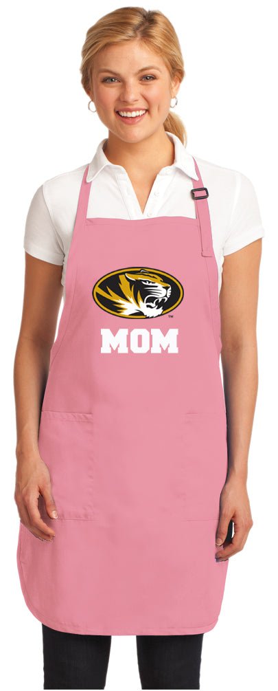 University of Missouri Apron Mizzou Apron - Stain Resistant Fabric Mom on Pink