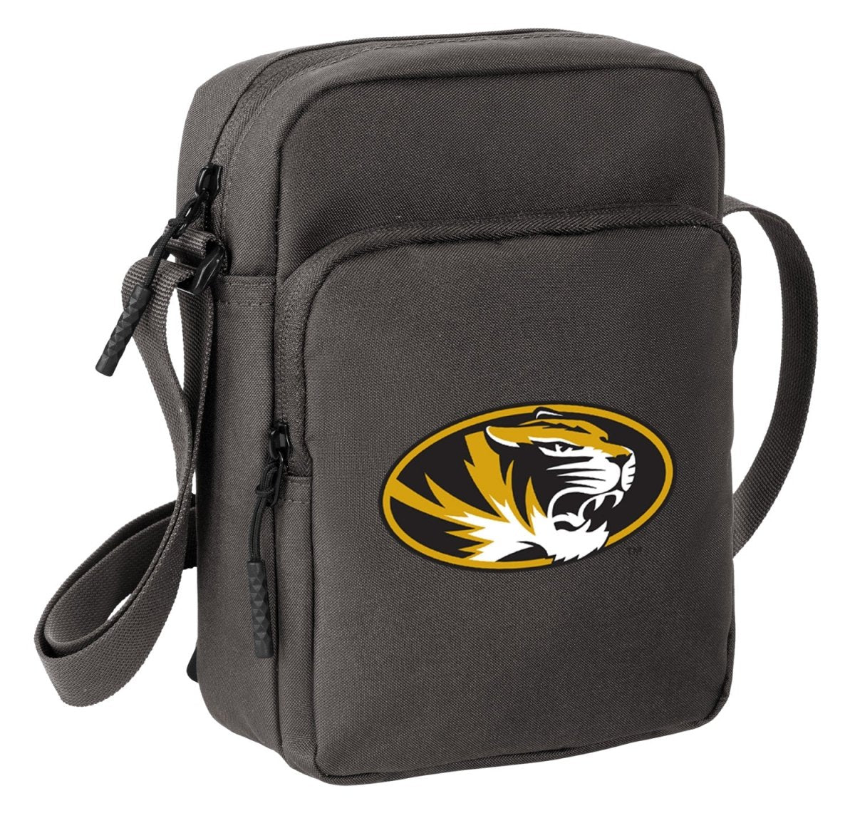 University of Missouri Crossbody Bag Mizzou Travel Sling Pack Gray