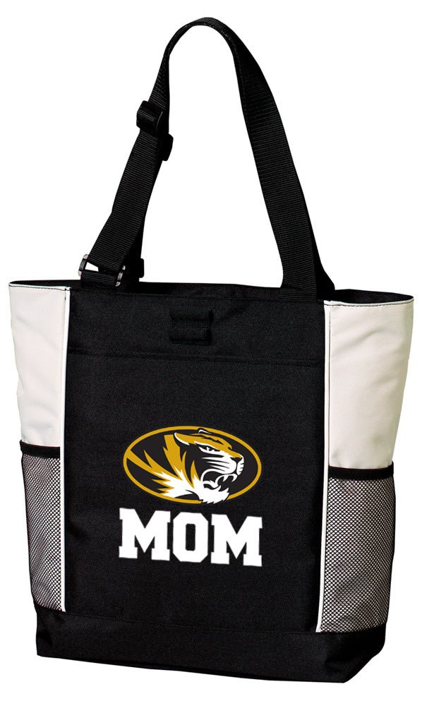 University of Missouri Tote Bag Mizzou Carryall Tote Mom on White