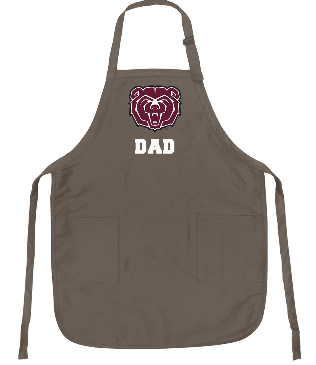 Missouri State University Apron - Stain Resistant Fabric Dad on Khaki