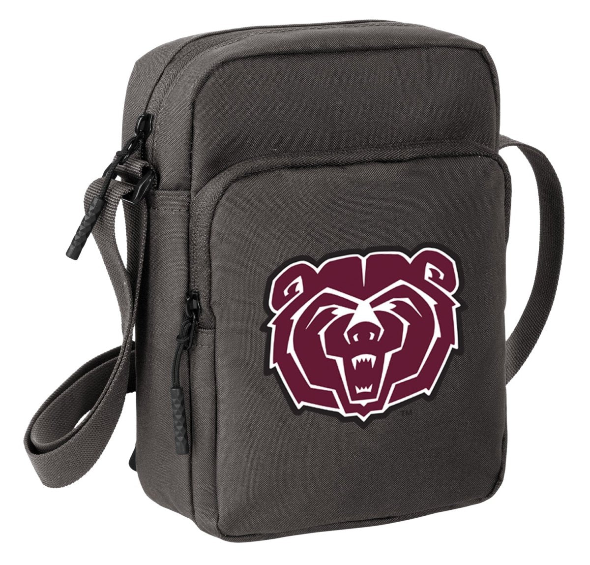 Missouri State University Crossbody Bag Travel Sling Pack Gray