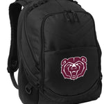 Missouri State Bears Laptop Backpack – Official MSU Bookbag – 17" Laptop Sleeve, NCAA School Gear – 600D Polyester Black