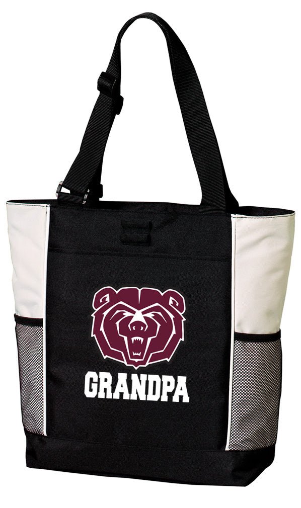Missouri State University Tote Bag Carryall Tote Grandpa on White