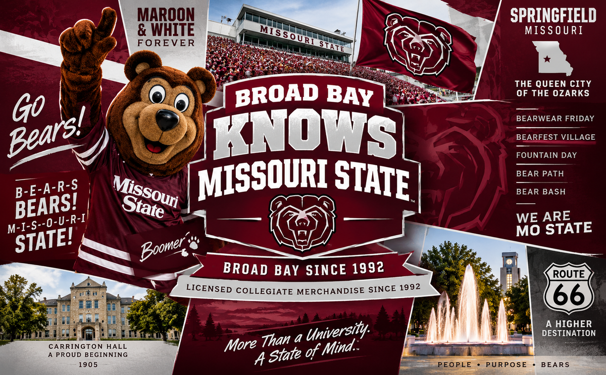 Missouri State Bears Duffel Bag - Large Size Maroon
