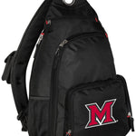 Miami University Sling Backpack Miami of Ohio Crossbody Bag Black