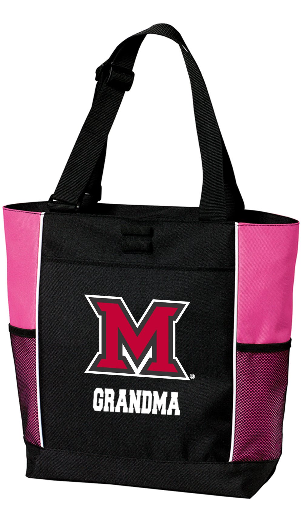 Miami University Tote Bag Miami of Ohio Carryall Tote Grandma on Pink