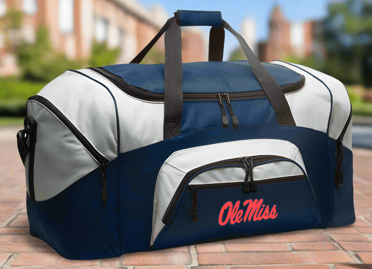 ole miss gear Broad Bay Ole Miss Duffel Bag University of Mississippi Luggage