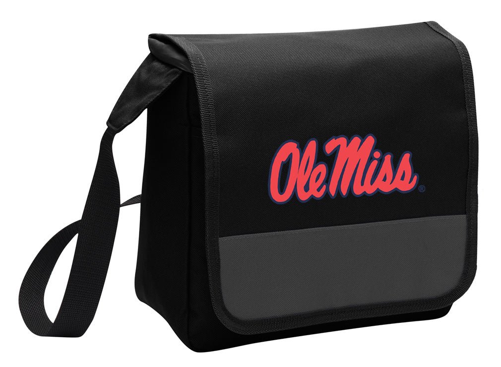 Ole Miss Lunch Bag University of Mississippi Cooler or Lunchbox Black