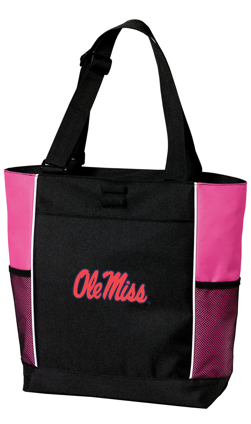 Ole Miss Tote Bag University of Mississippi Carryall Tote Pink