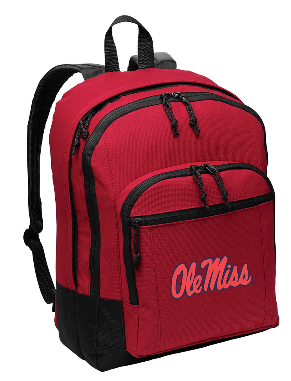Ole Miss Backpack University of Mississippi Medium Classic Style Backpack Red