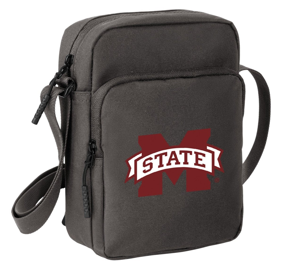 Mississippi State Crossbody Bag Mississippi State Bulldogs Travel Sling Pack Gray