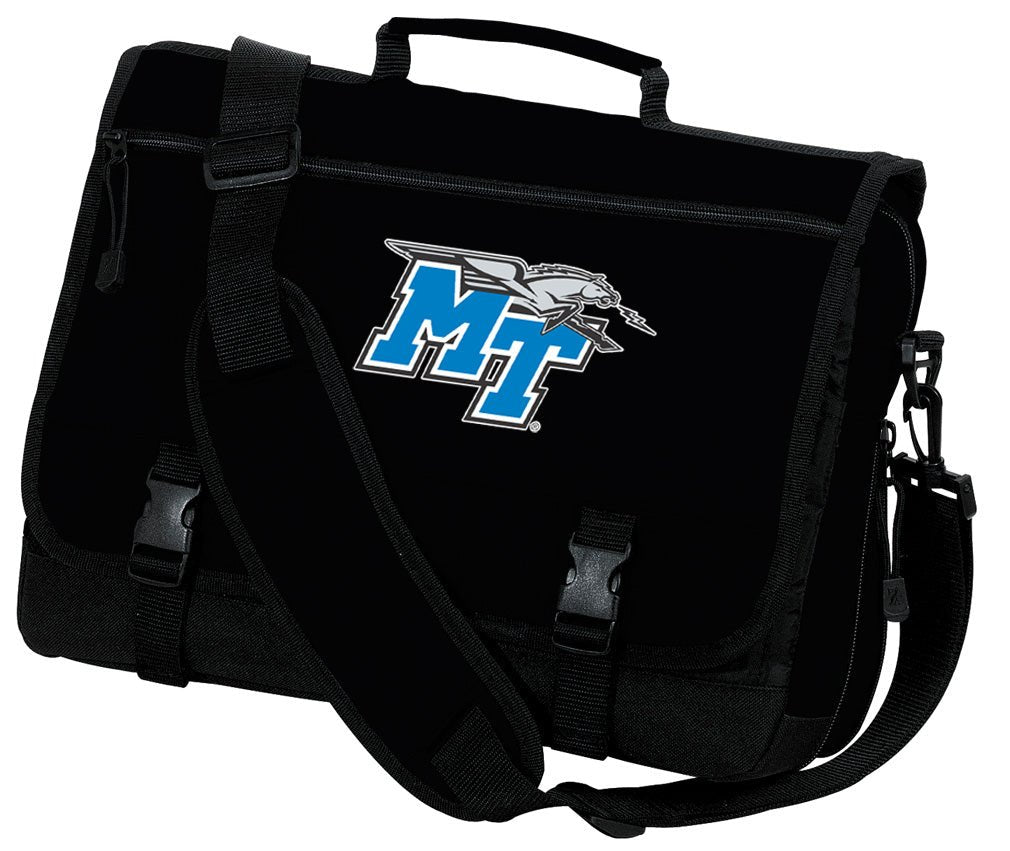 Middle Tennessee Laptop Computer Bag Classic Messenger Bag Black