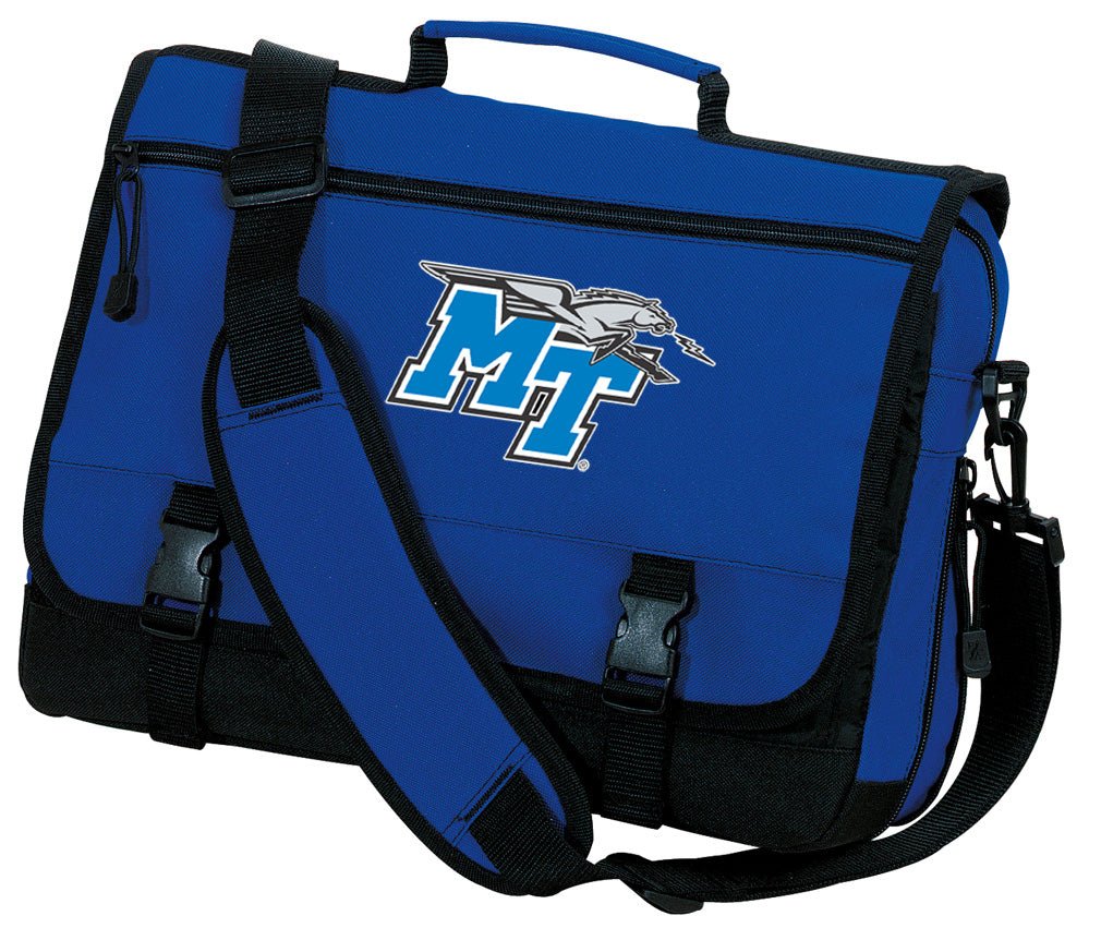 Middle Tennessee Laptop Computer Bag Classic Messenger Bag Blue