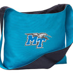 Middle Tennessee Crossbody Bag – MTSU Blue Raiders Canvas Shoulder Tote Sling Light Blue