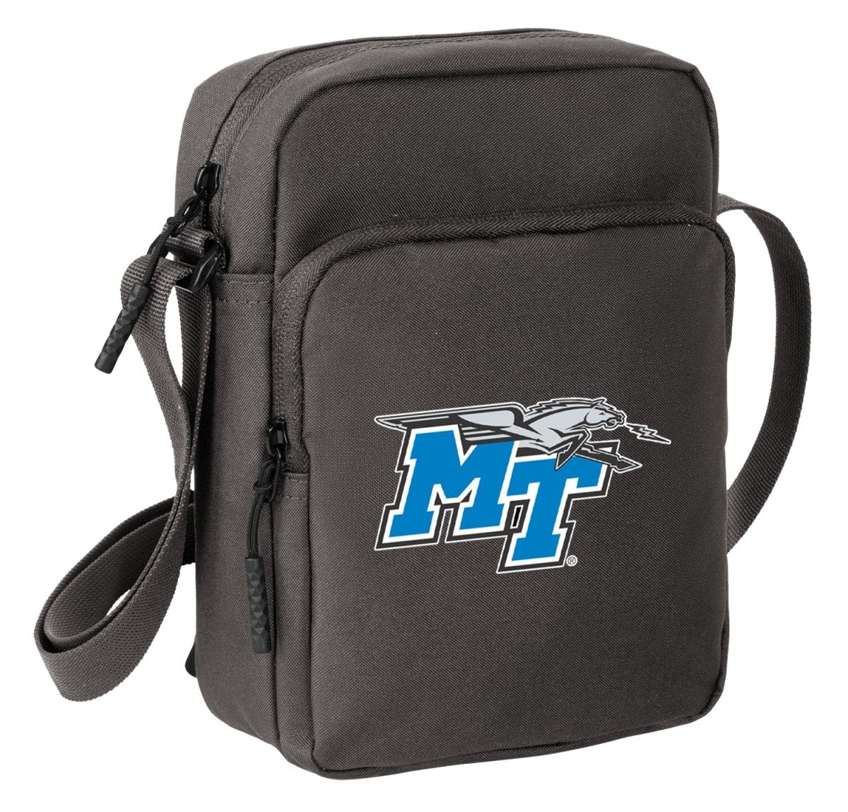 Middle Tennessee Crossbody Bag MTSU Travel Sling Pack Gray