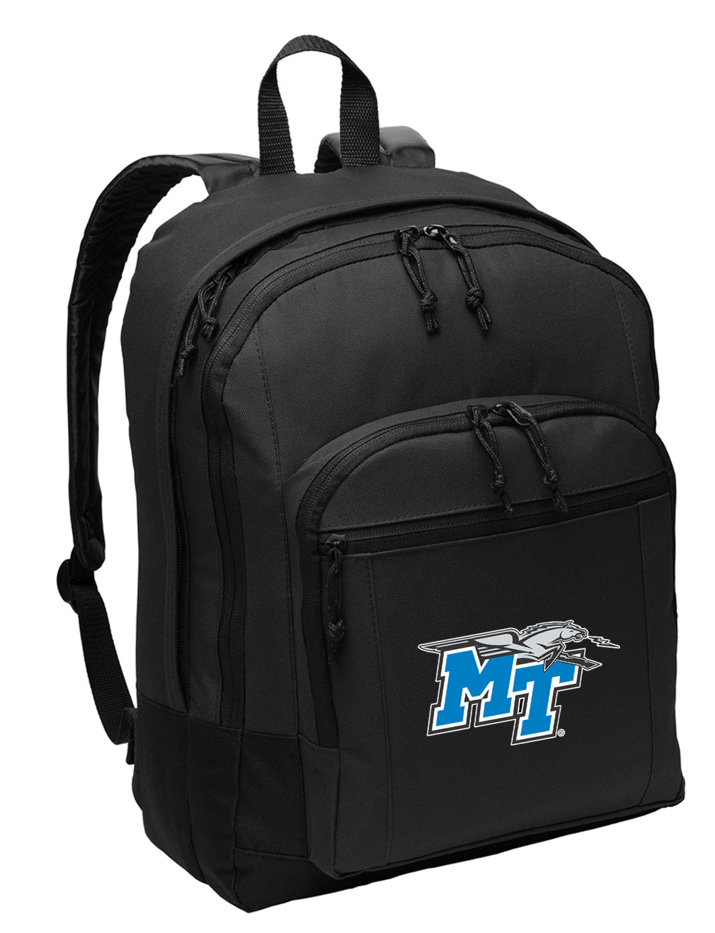 Middle Tennessee Backpack MTSU Medium Classic Style Backpack Black
