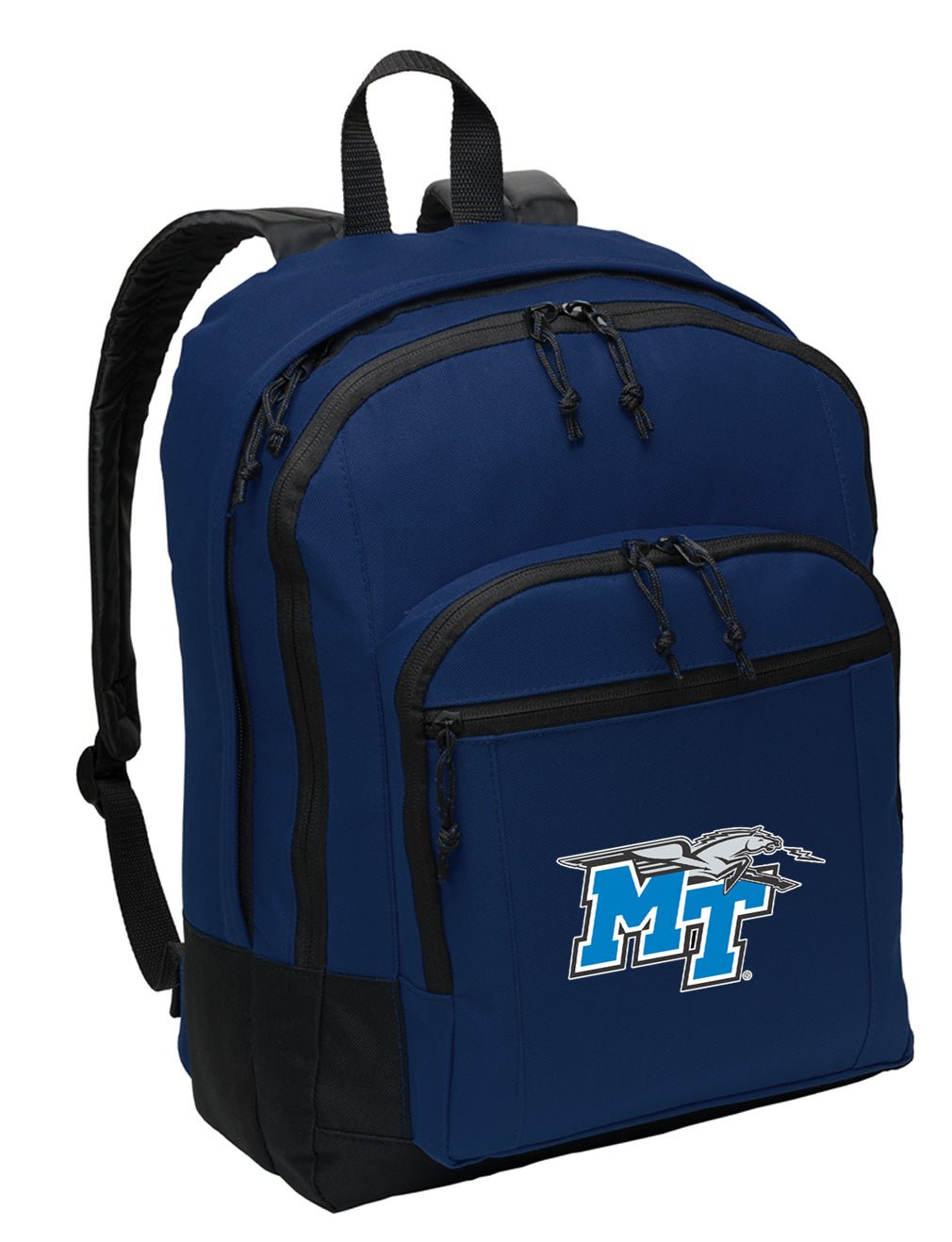Middle Tennessee Backpack MTSU Medium Classic Style Backpack Navy