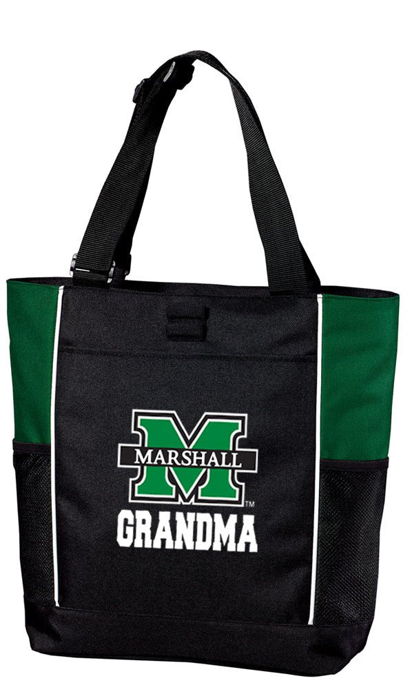 Marshall University Tote Bag MU Herd Carryall Tote Grandma on Green