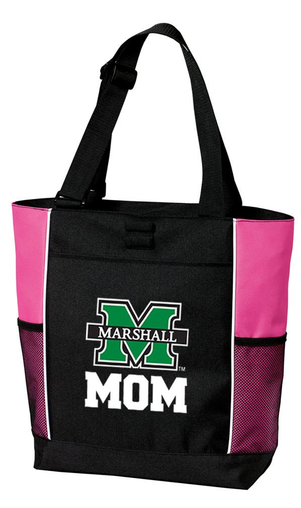 Marshall University Tote Bag MU Herd Carryall Tote Mom on Pink