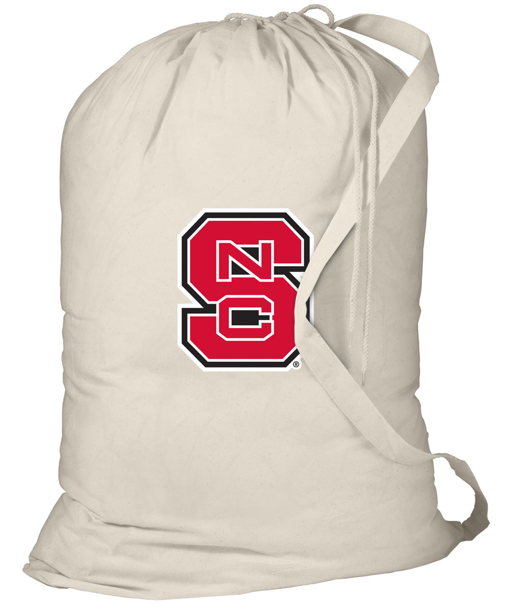 NC State Laundry Bag Clothes Bag Tan
