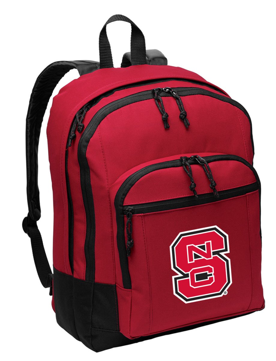 NC State Backpack Wolfpack Medium Classic Style Backpack Red