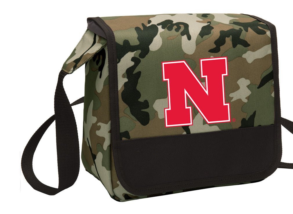 University of Nebraska Lunch Bag UNL Cooler or Lunchbox Camo