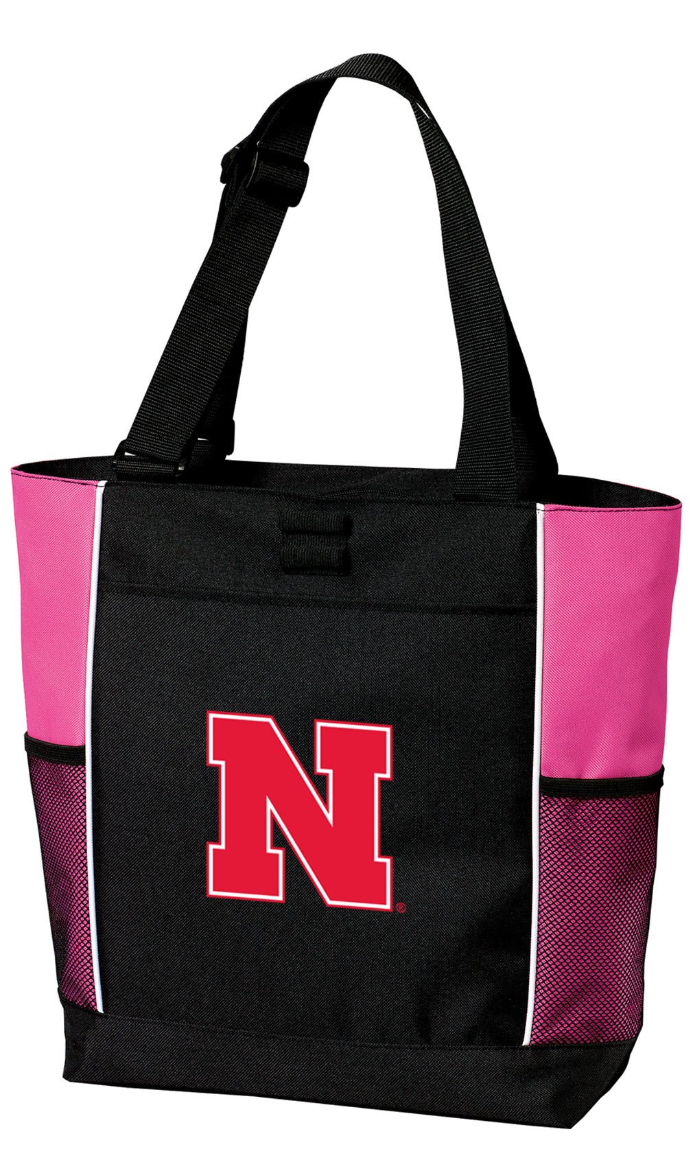 University of Nebraska Tote Bag Official Nebraska Carryall Totes Pink