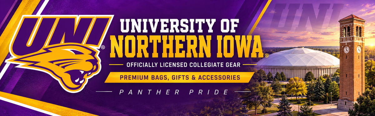 Northern Iowa Laptop Backpack – Official UNI Panthers Bookbag Black