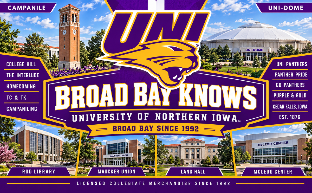 Northern Iowa Large Duffel Bag – UNI Panthers Suitcase & Luggage Bag Purple