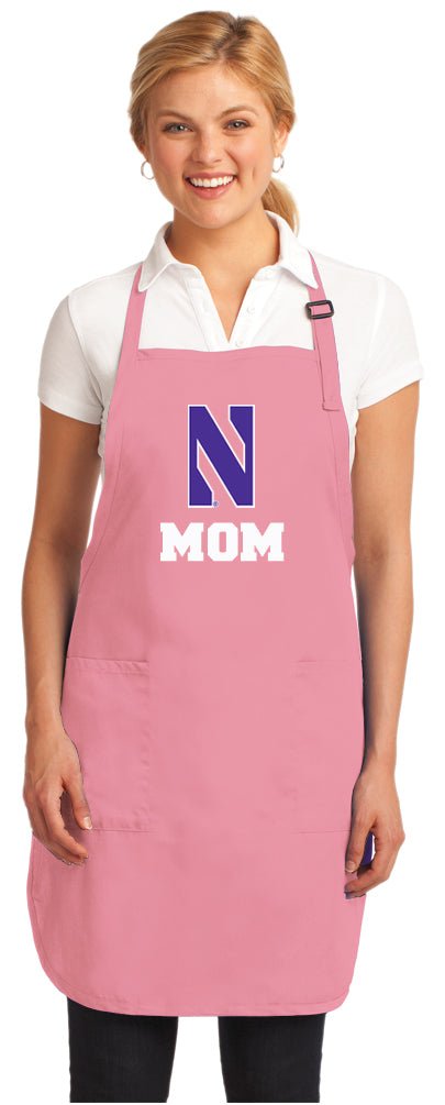 Northwestern Apron NU Apron - Stain Resistant Fabric Mom on Pink