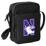 Northwestern University Crossbody Bag NU Wildcats Travel Sling Pack Black
