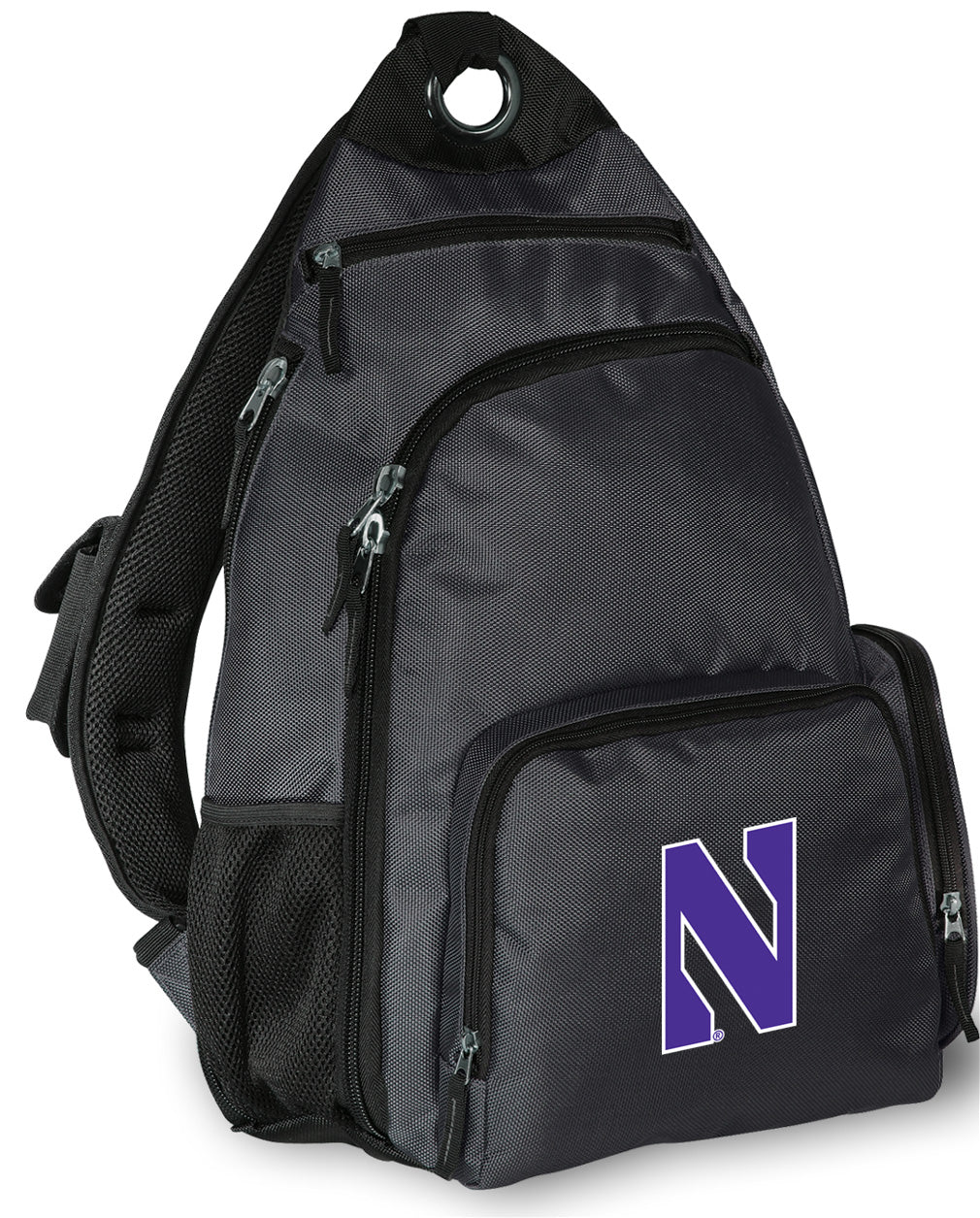 Northwestern Sling Backpack NU Crossbody Bag Gray