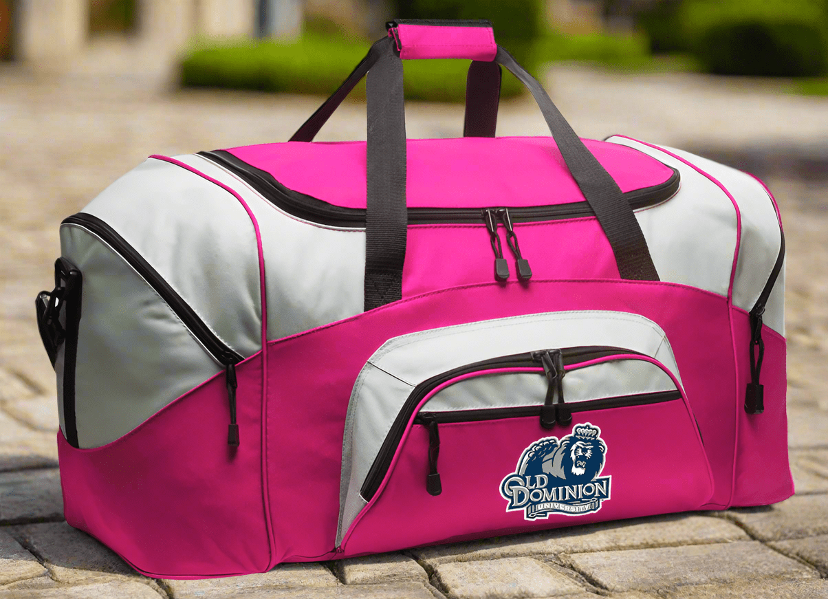 ODU Duffel Bag – Large Old Dominion Gym, Travel & Suitcase-Style Gear Bag Pink