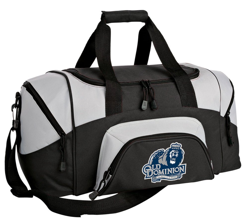 Old Dominion Small Duffel Bag ODU Carryon Suitcase or Gym Bag Black