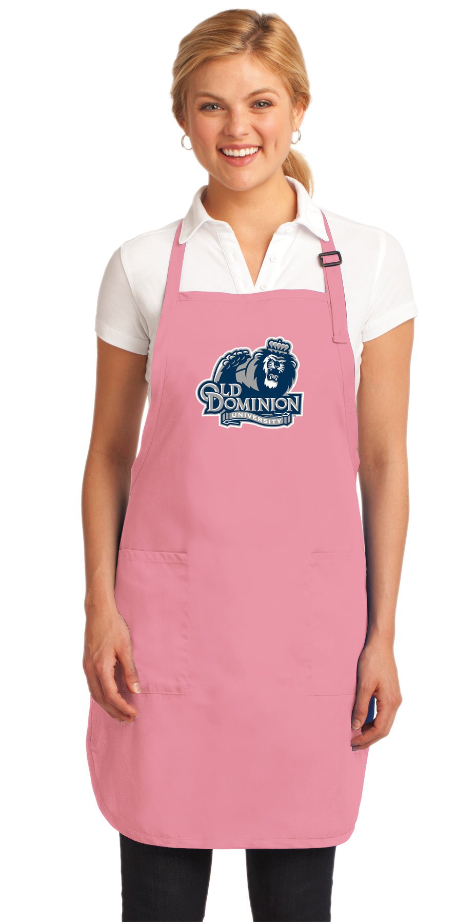 Old Dominion University Apron ODU Apron - Stain Resistant Fabric Pink