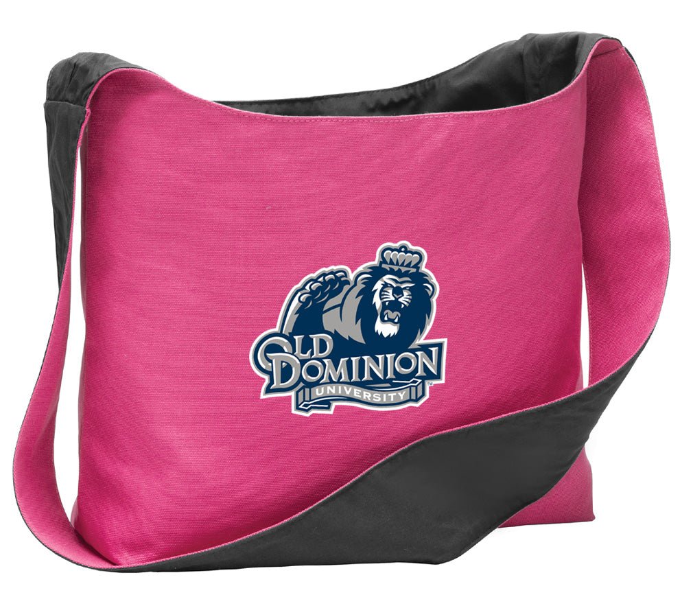 Old Dominion University Cross Body Bag ODU Shoulder Tote Bag - Sling Style Pink