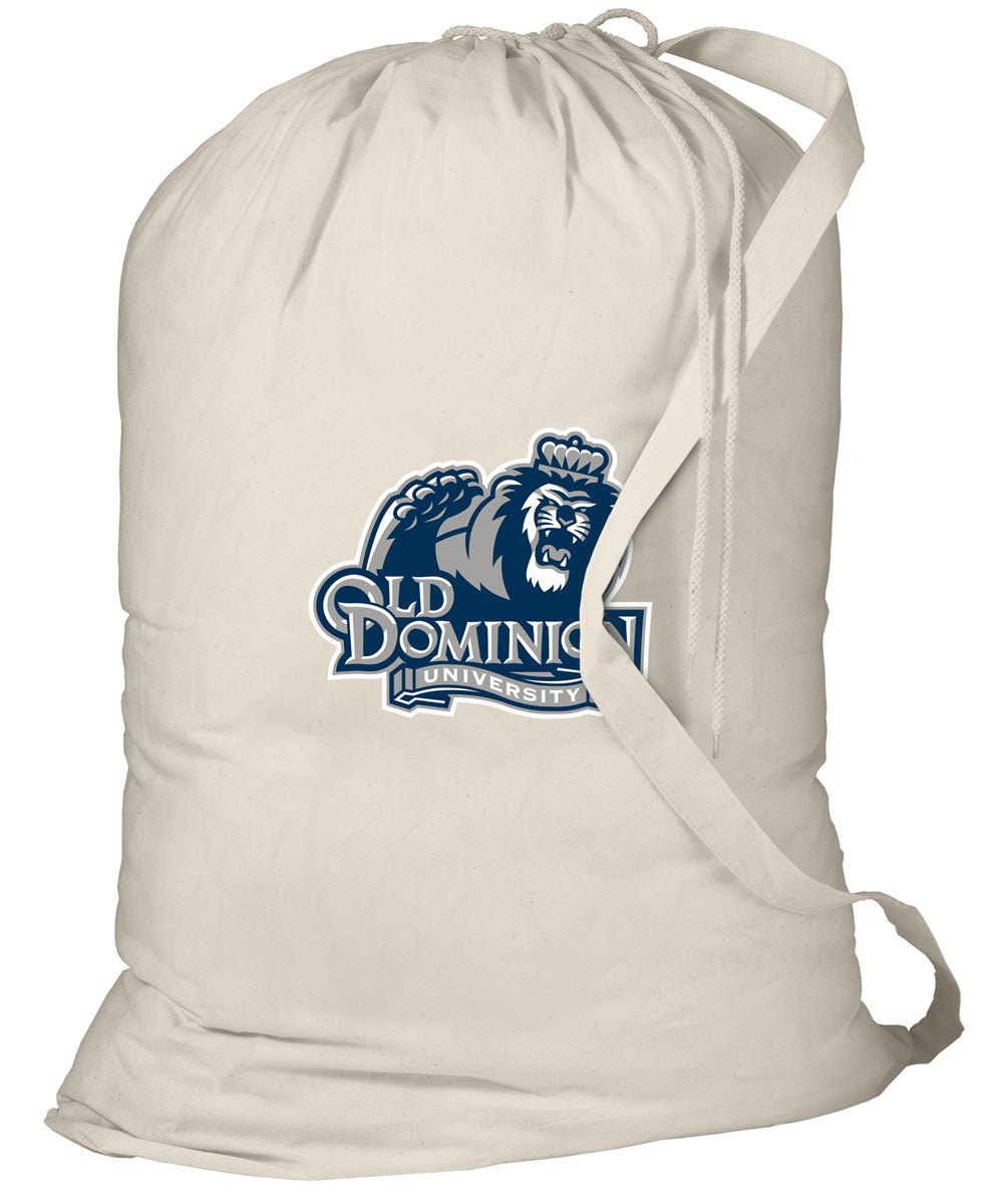 Old Dominion University Laundry Bag ODU Clothes Bag Tan