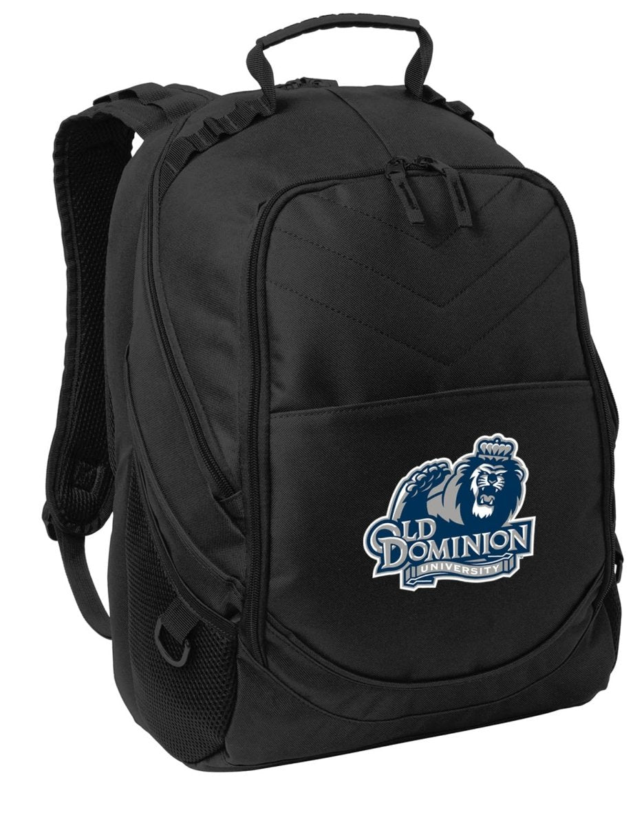 ODU Laptop Backpack – Official Old Dominion Monarchs Bookbag – 17" Laptop Sleeve, NCAA School Gear – 600D Polyester Black