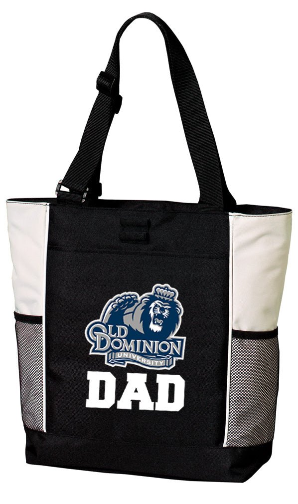Old Dominion University Tote Bag ODU Carryall Tote Dad on White