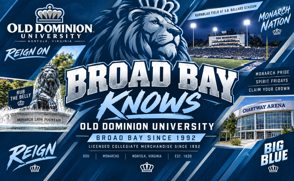 Old Dominion University Laptop Backpack - ODU Monarchs Logo Blue