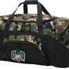 Ohio University Camo Duffel Bag – Official Bobcats Travel, Gym & Sports Bag with Shoulder Strap – 600D Polyester