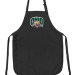 Ohio University Apron Ohio Bobcats Apron - Stain Resistant Fabric Black