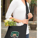 Ohio University Cross Body Bag Ohio Bobcats Shoulder Tote Bag - Sling Style Black