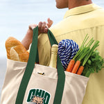 Ohio University Canvas Tote Bag Ohio Bobcats Classic Tote Green