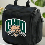Ohio University Toiletry Bag – Official Bobcats Travel Organizer for Alumni, Students & Fans Black