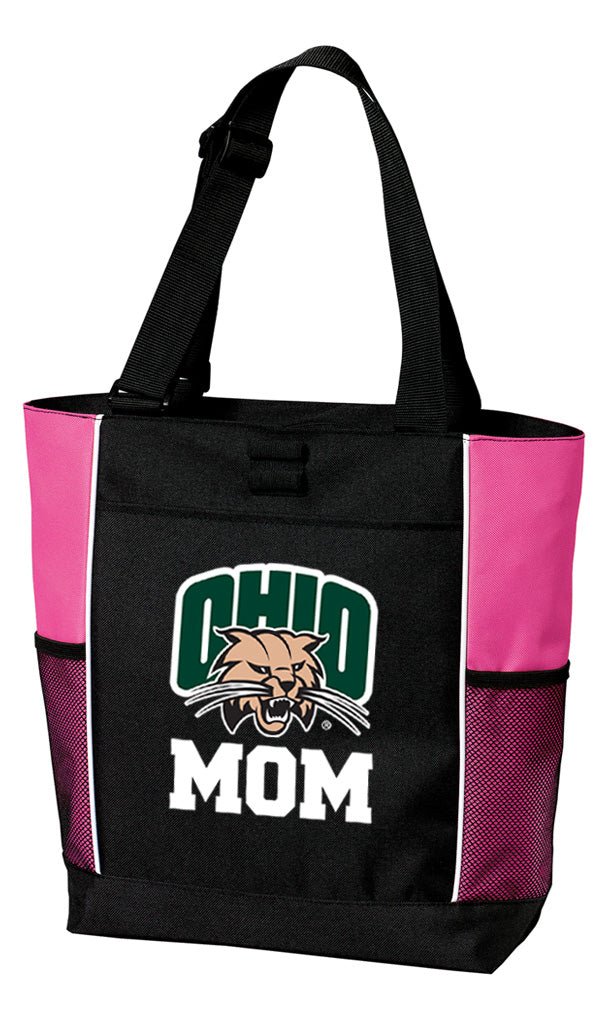 Ohio University Tote Bag Ohio Bobcats Carryall Tote Mom on Pink